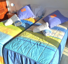 Chambre lit queen size + possible lit bébé