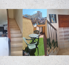 Chambre lit queen size + possible lit bébé