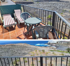 terrasse privée, Table, Chaises, transat 